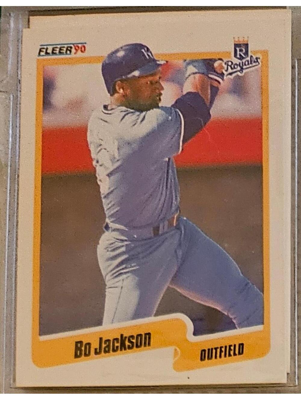 1990 Fleer Baseball Card - Bo Jackson - KC Royals #110